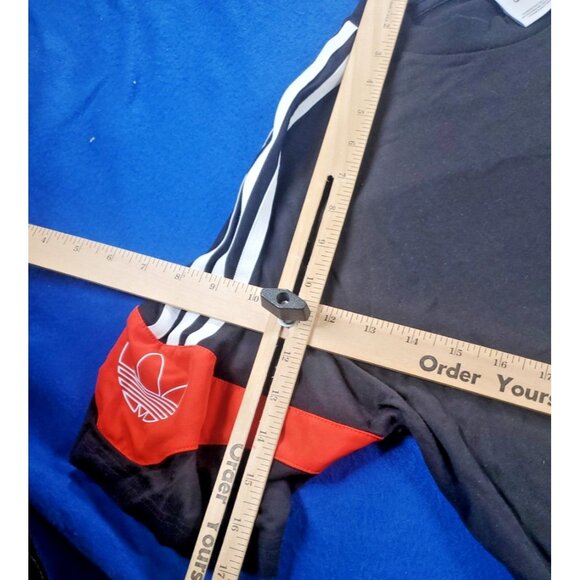 Adidas Black & Red Active Training Short Sleeve New Nwot T-Shirt Men's Size L - Picture 10 of 14